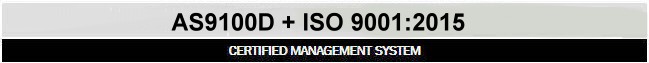 AS9100D ISO 9001:2015 Certified